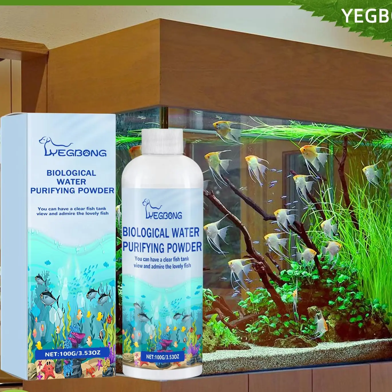 Planted Aquarium Algae Control - Polvo biológico para control de algas