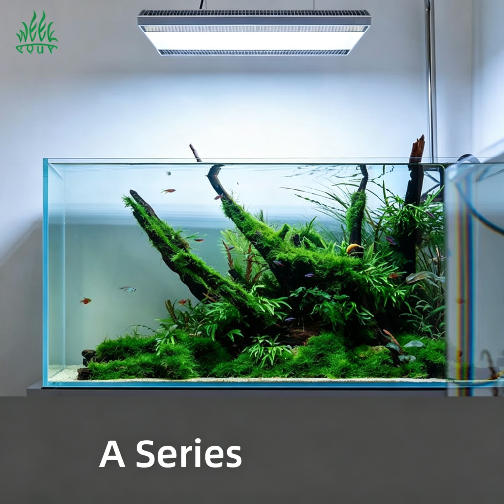 Planted Aquarium Aquascape - Lámpara LED para acuario Week Aqua