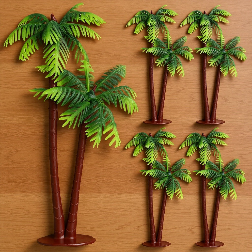 Aquarium Planted Tree - 5 Piezas de Decoración Realista para