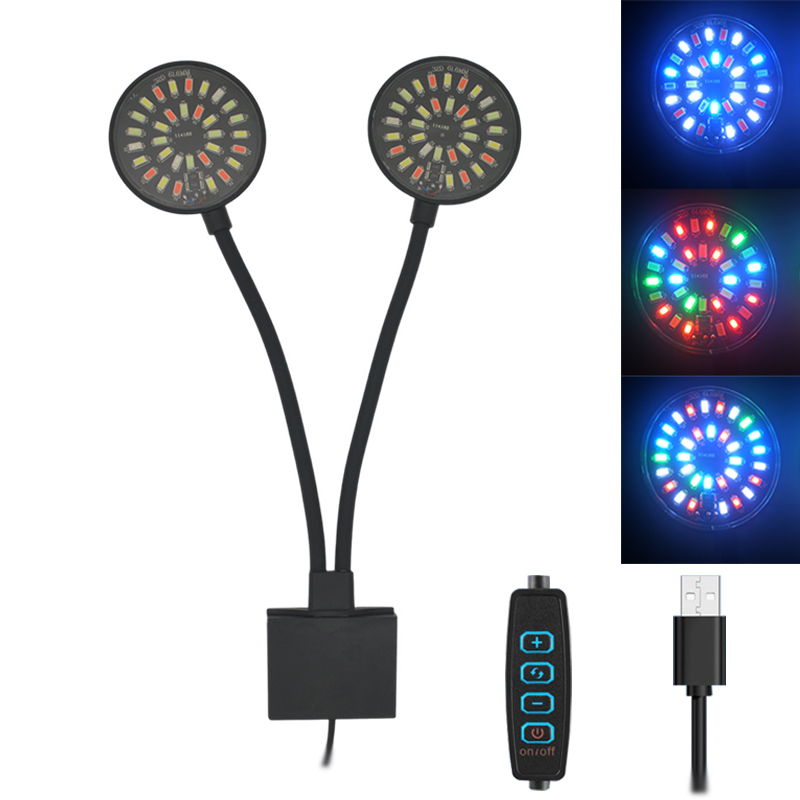 Aquarium Plant Light Spectrum - Luz LED USB para acuario, lámpara