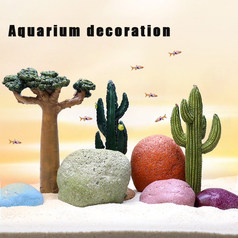 Planted Aquarium Models - Decoración de pecera, modelos de Cactus