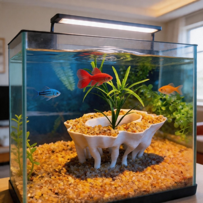 Aquarium Planted Tree - Plantas de acuario impresas en 3D