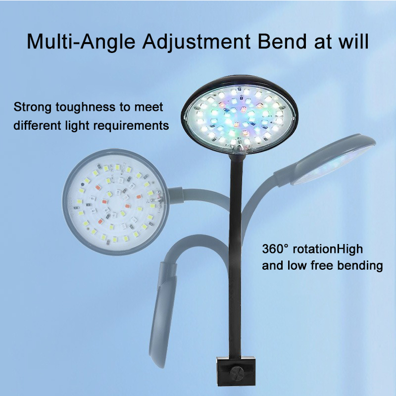 Lámpara LED USB para acuario,  - Aquarium Plant Light Spectrum reseña y precio