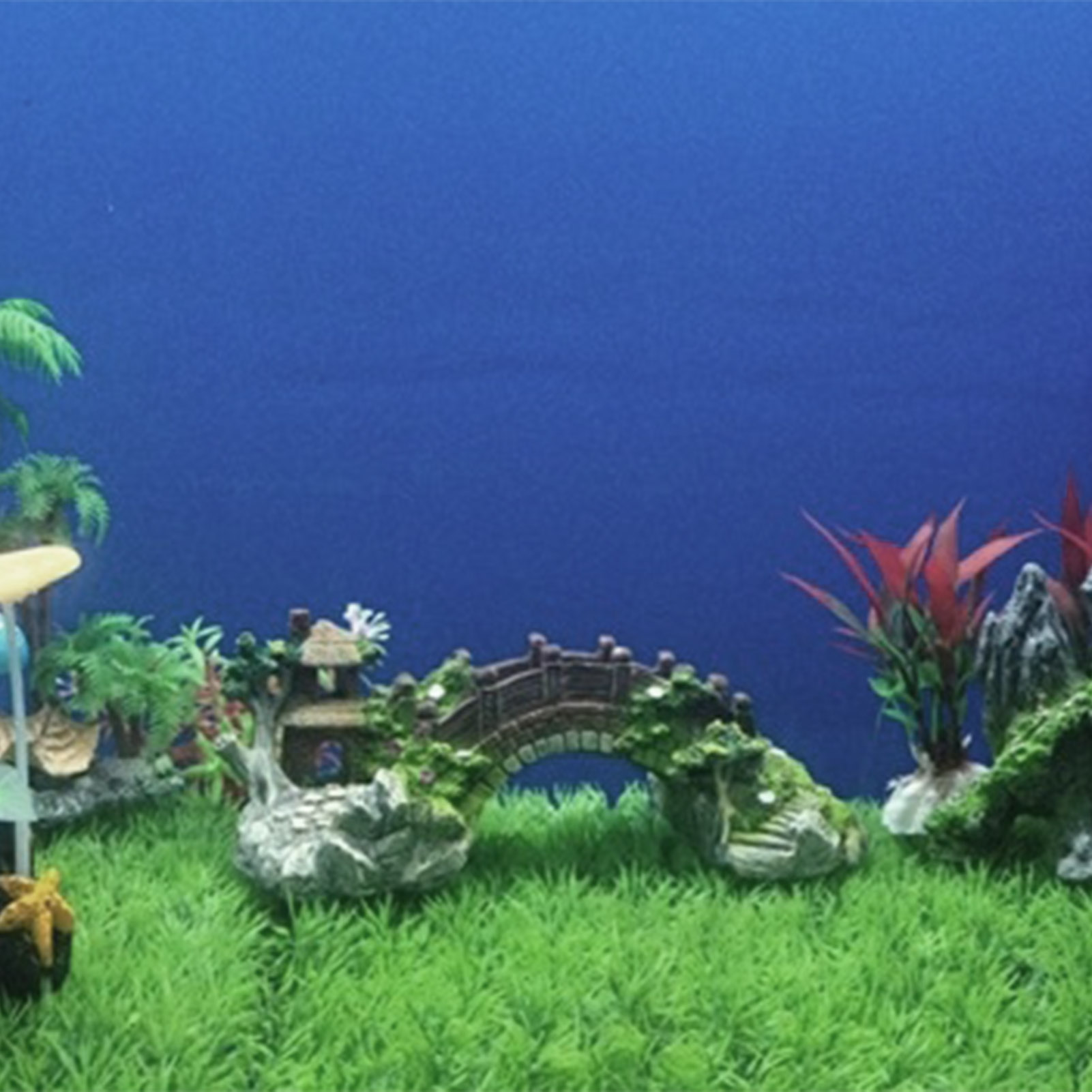 Puente Artificial para pecera, - Aquarium Planted Seeds reseña y precio