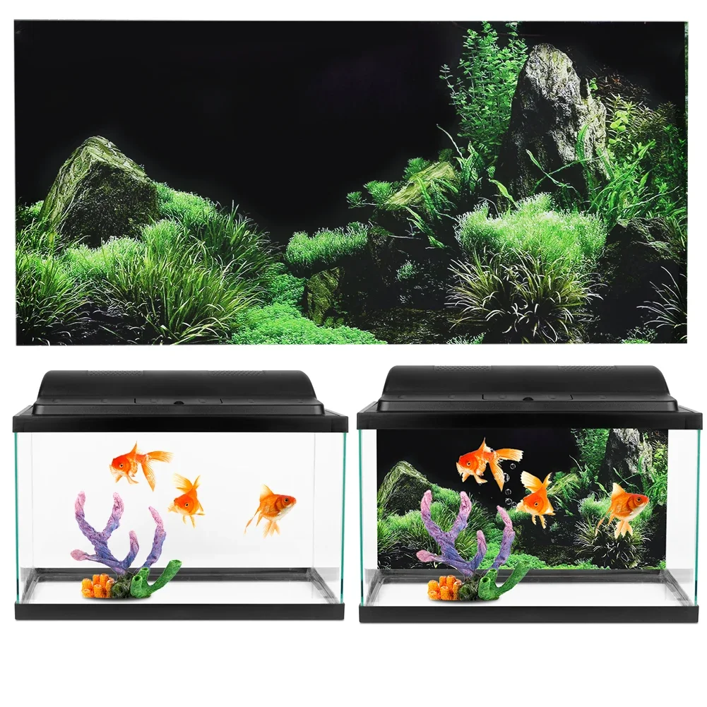 Póster de pegatina 3d para fon - Planted Aquarium Aquascape reseña y precio