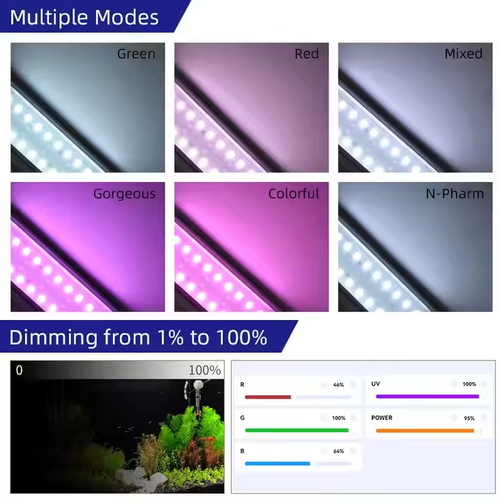 Luces para Acuario WEEK AQUA S - Aquarium Plant Light Spectrum reseña y precio