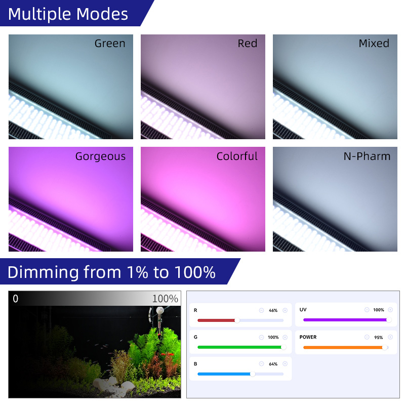 Lámpara LED para acuario Week  - Planted Aquarium Aquascape reseña y precio