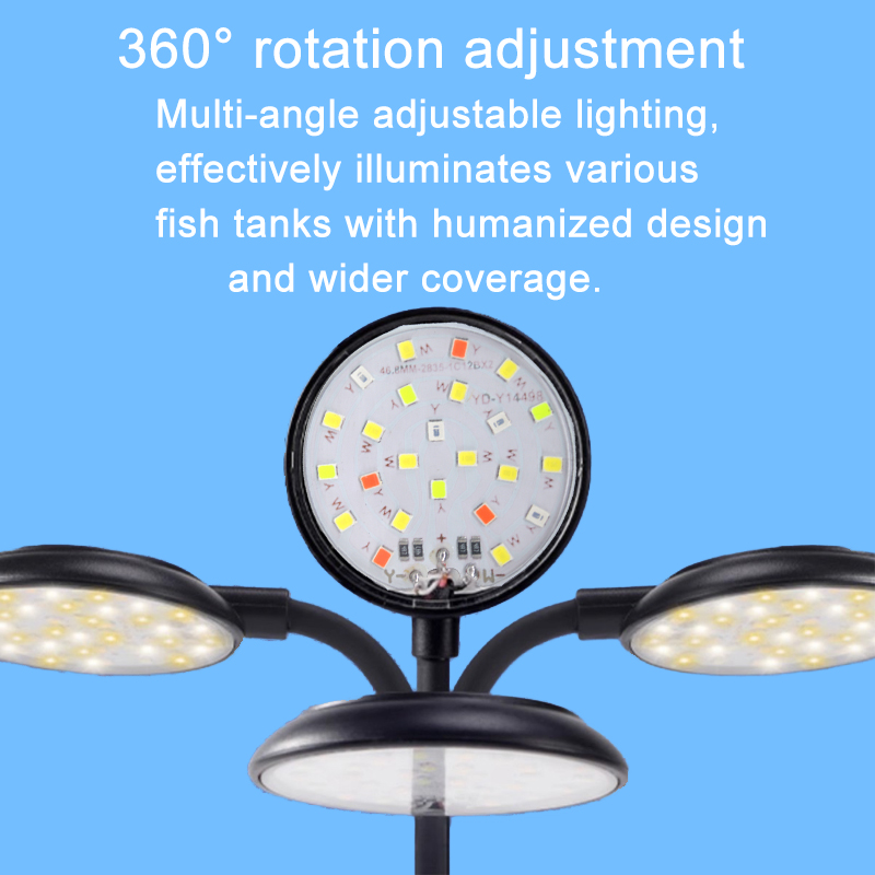Lámpara LED USB para acuario,  - Aquarium Plant Light Spectrum reseña y precio