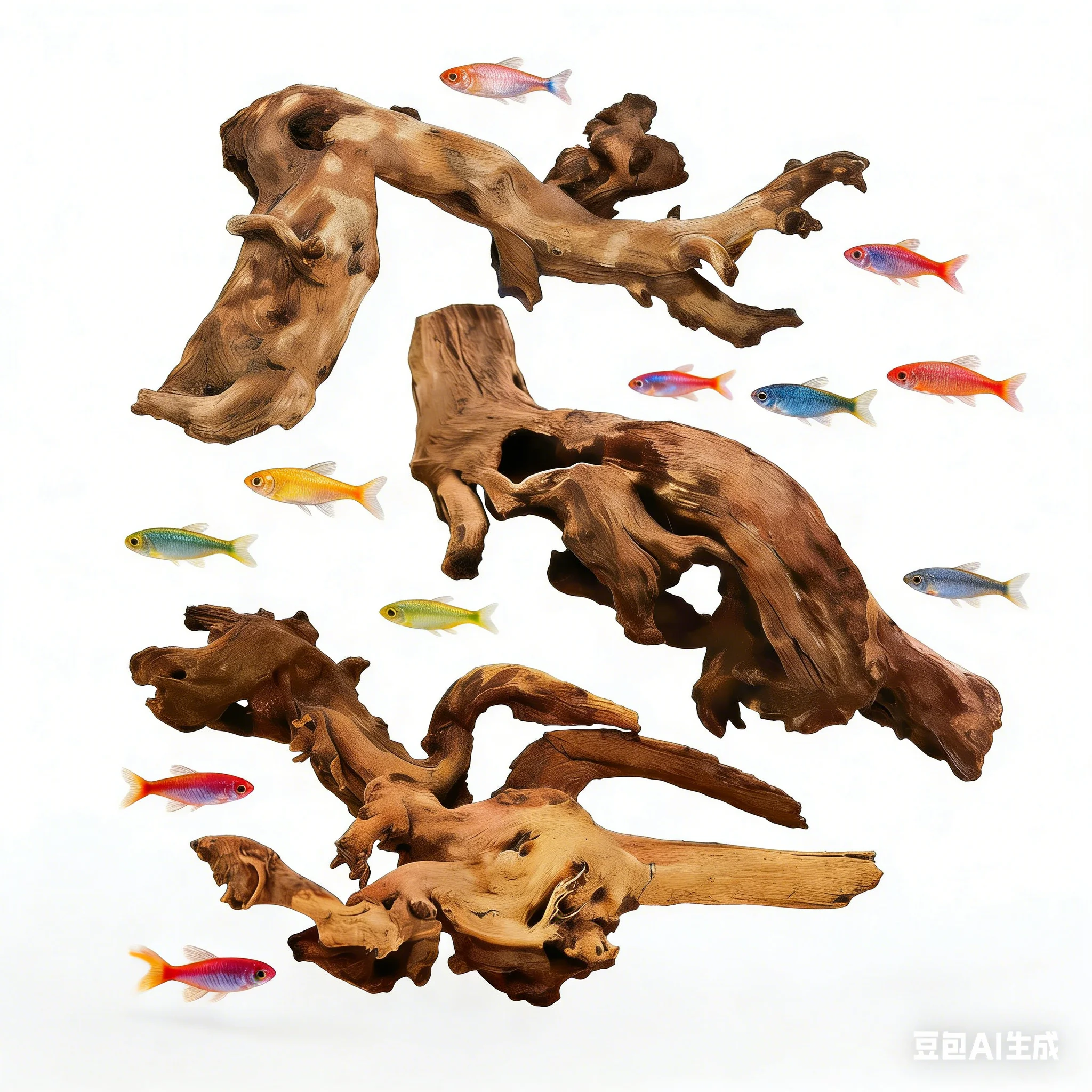 Nuevo Tronco de Árbol Natural  - Planted Aquarium With Driftwood reseña y precio