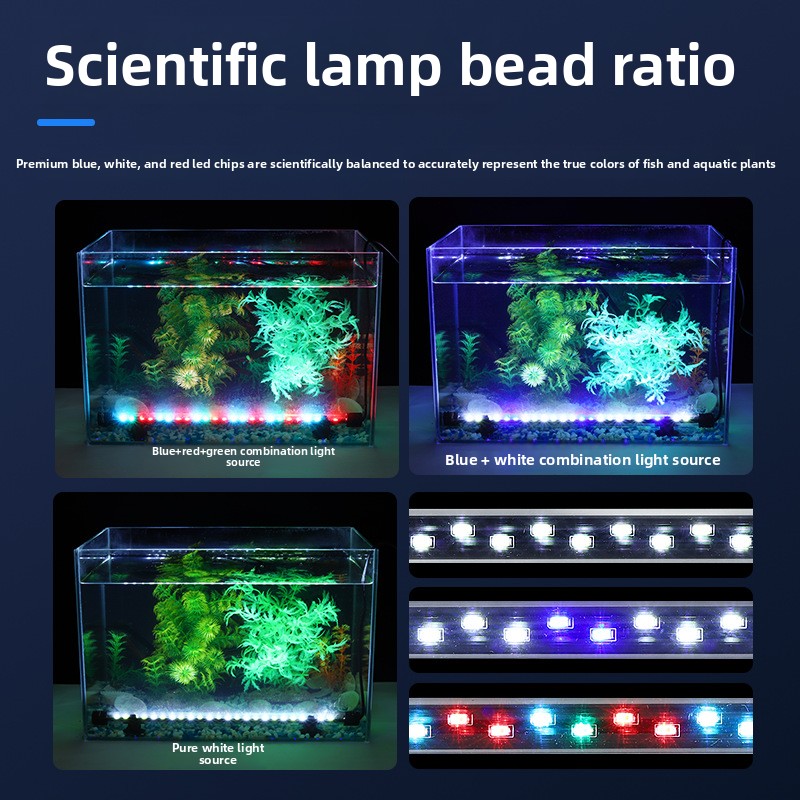 Luz LED para acuario, luz impe - Aquarium Plant Growing reseña y precio