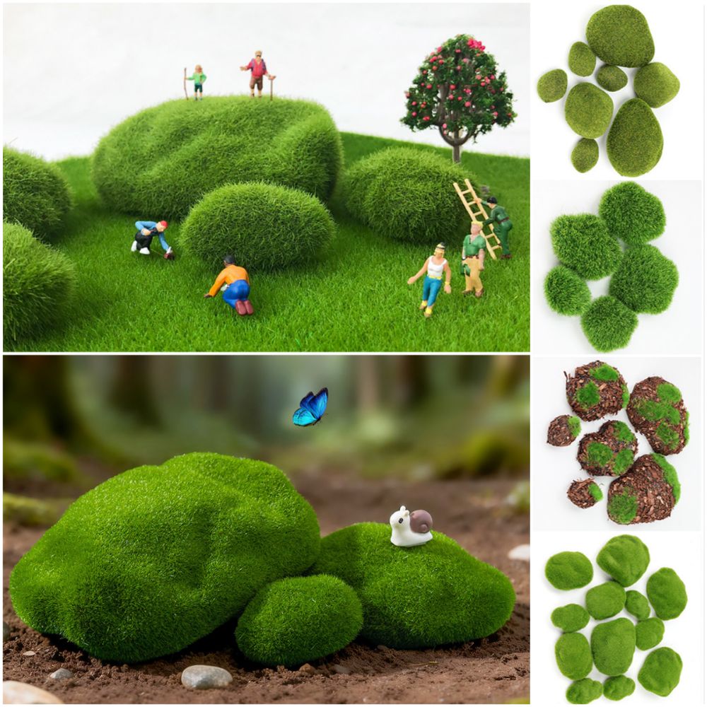 2/4/6/10PCS Rocas de Musgo Art - Planted Aquarium Models reseña y precio