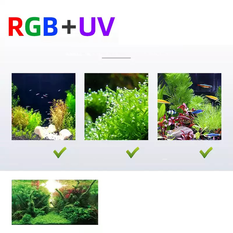 Semana Aqua L Series WRGB UV e - Aquarium Plant Light Spectrum reseña y precio