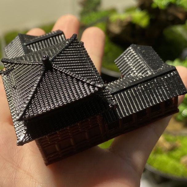 Plástico estilo chino antiguo  - Planted Aquarium Models reseña y precio