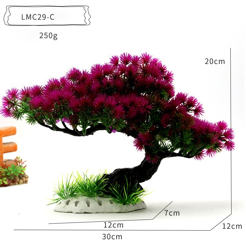 Plantas Acuáticas de Plástico, - Aquarium Planted Tree reseña y precio