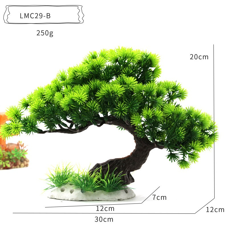 Plantas Acuáticas de Plástico, - Aquarium Planted Tree reseña y precio