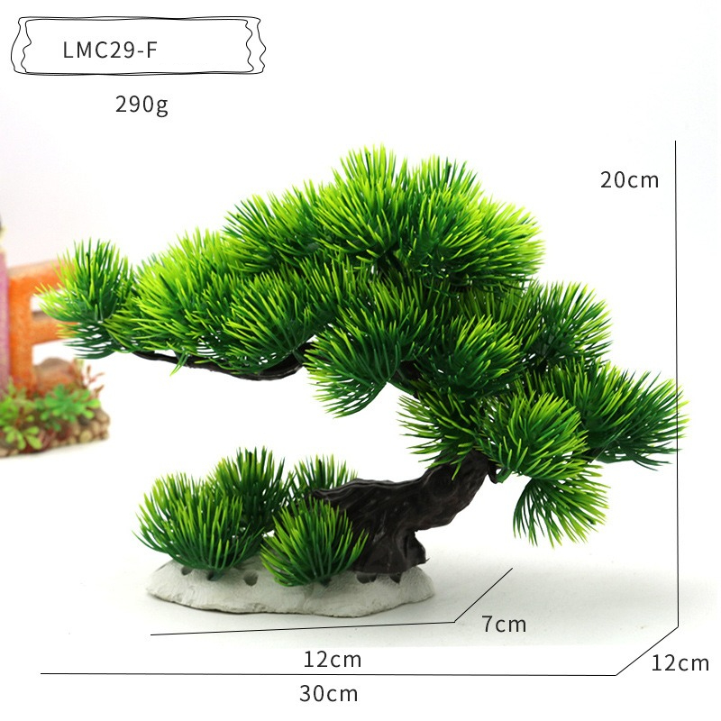 Plantas Acuáticas de Plástico, - Aquarium Planted Tree reseña y precio