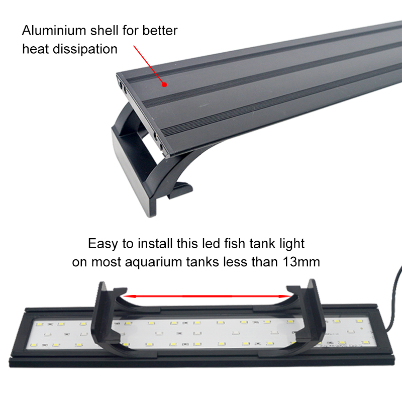 Luz LED para acuario para pece - Aquarium Plant Light Spectrum reseña y precio