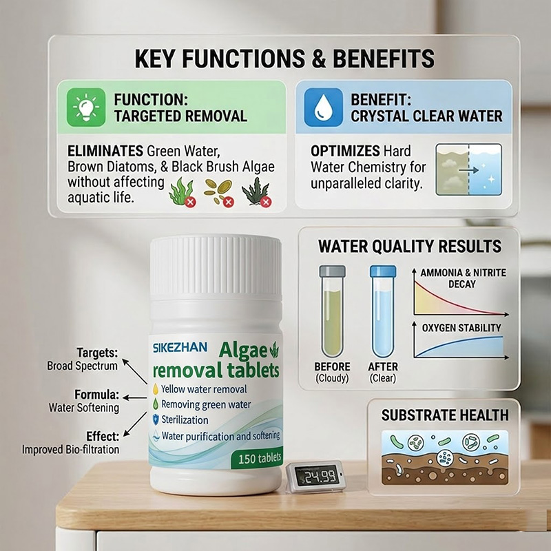 Tabletas de Eliminación Rápida - Planted Aquarium Algae Control reseña y precio