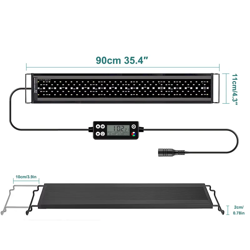 Lámpara LED para Acuario SIROK - Aquarium Plant Light Spectrum reseña y precio