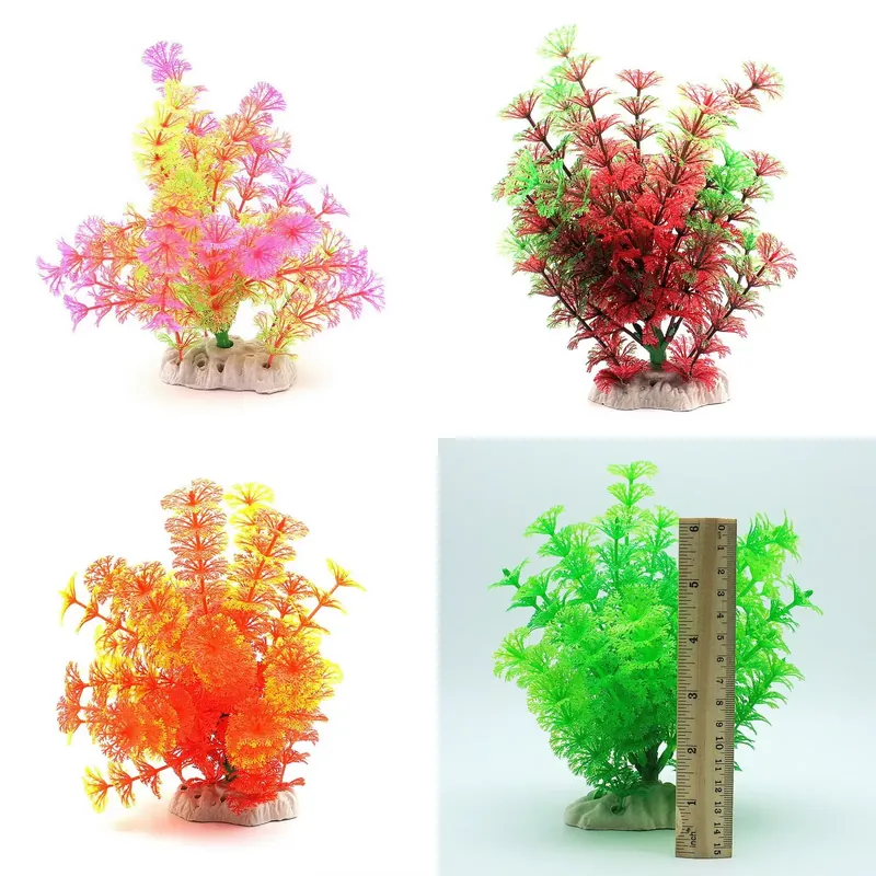 Plantas Artificiales para Acua - Aquarium Planted Tree reseña y precio