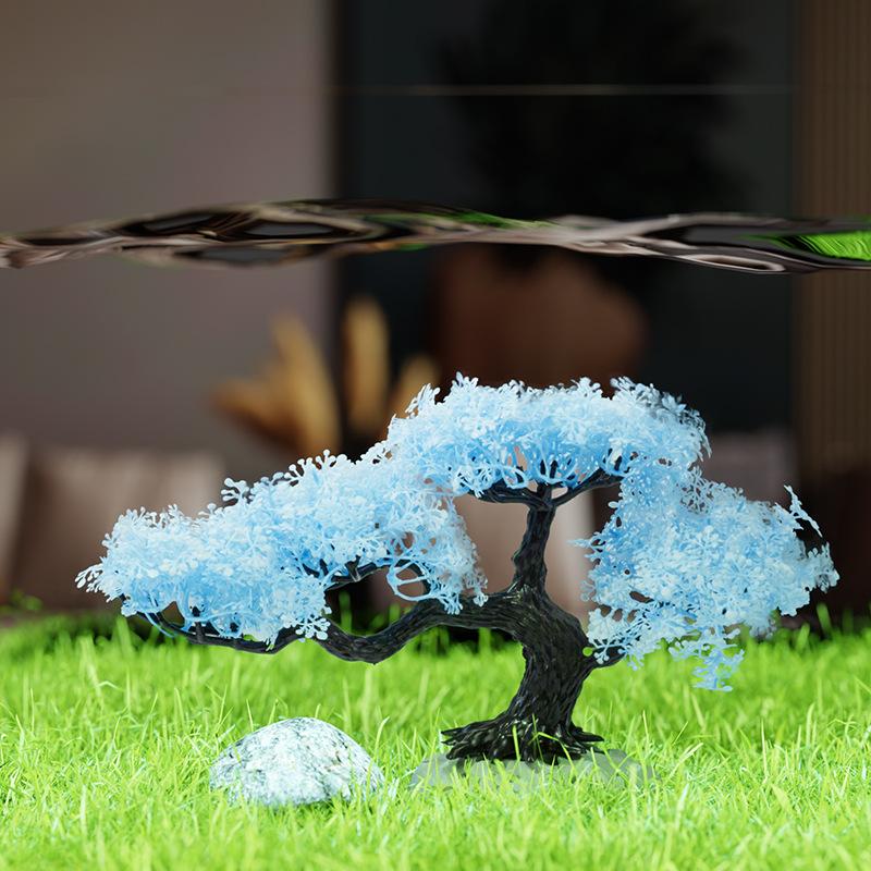 Árbol Artificial de Plástico,  - Aquarium Planted Tree reseña y precio