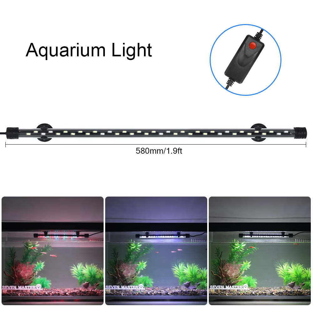 Luz LED para acuario de 58CM,  - Aquarium Plant Growing reseña y precio