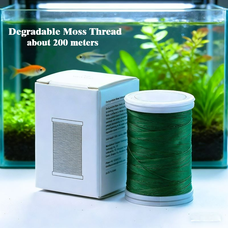 Hilo de Musgo Biodegradable pa - Planted Aquarium With Driftwood reseña y precio