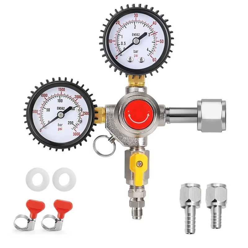 Regulador de CO2 para Cerveza, - Co2 Regulator Dual Stage reseña y precio