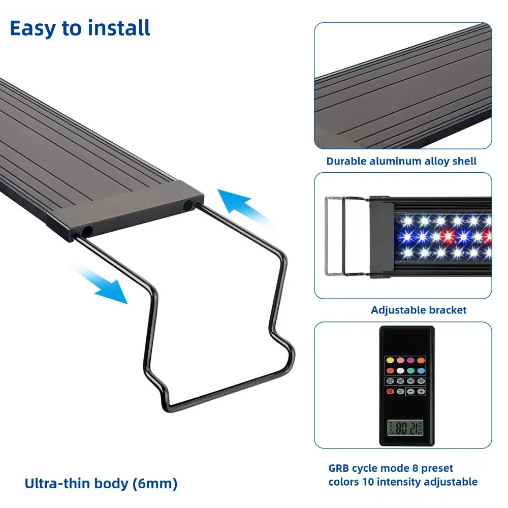 Luz LED programable para acuar - Planted Aquarium Algae Control reseña y precio