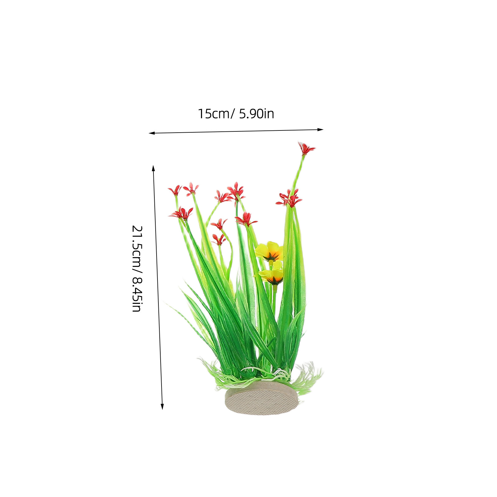 4 Piezas de Plantas Artificial - Planted Aquarium With Sand reseña y precio