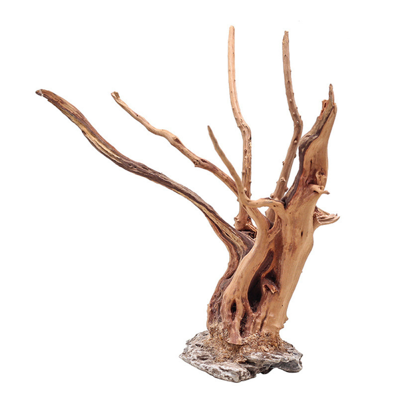 Adornos de madera para paisaji - Aquarium Planted Tree reseña y precio
