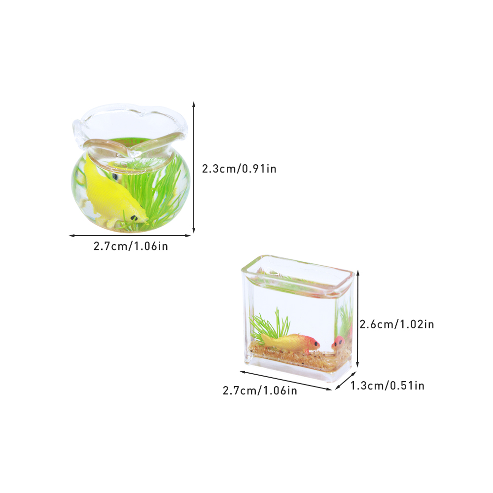 Mini casa de muñecas 1:12, sim - Planted Aquarium Models reseña y precio