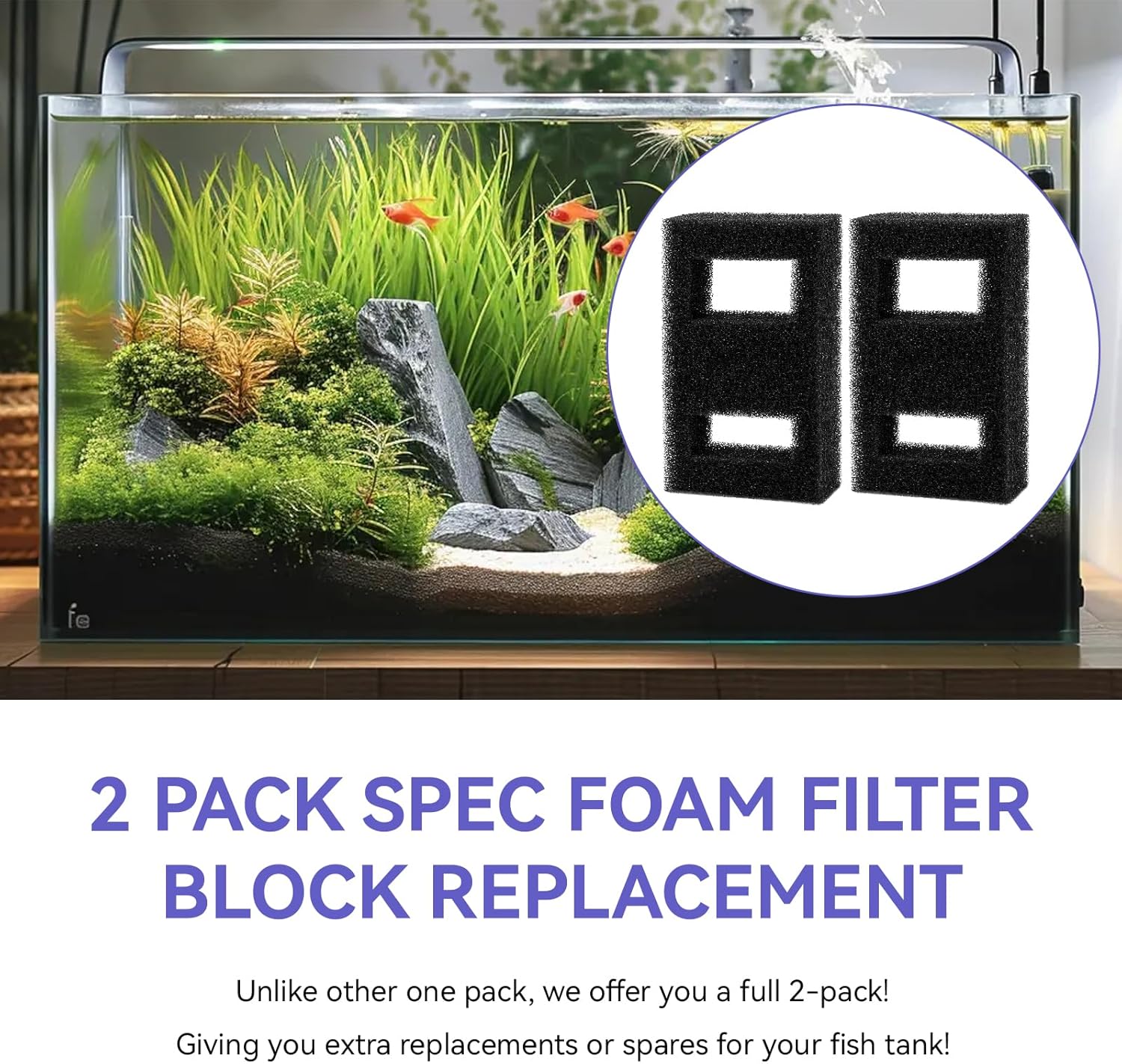 Bloque de Filtro de Espuma Com - Fluval Aquarium Spec reseña y precio