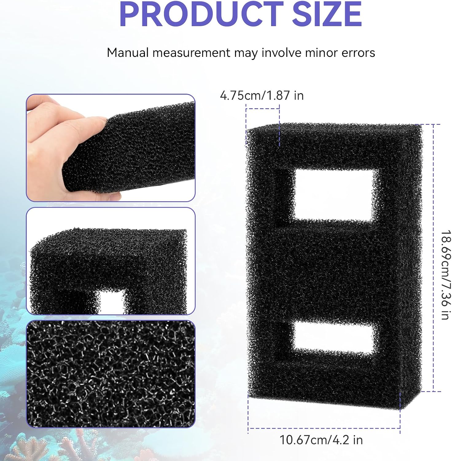 Bloque de Filtro de Espuma Com - Fluval Aquarium Spec reseña y precio
