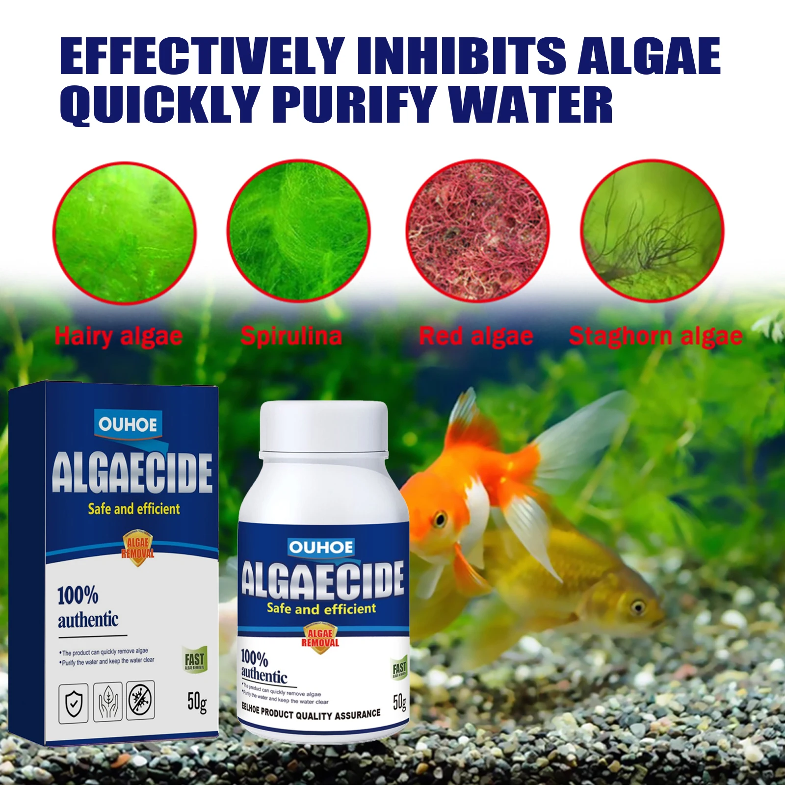 Eliminador de algas para acuar - Planted Aquarium Algae Control reseña y precio