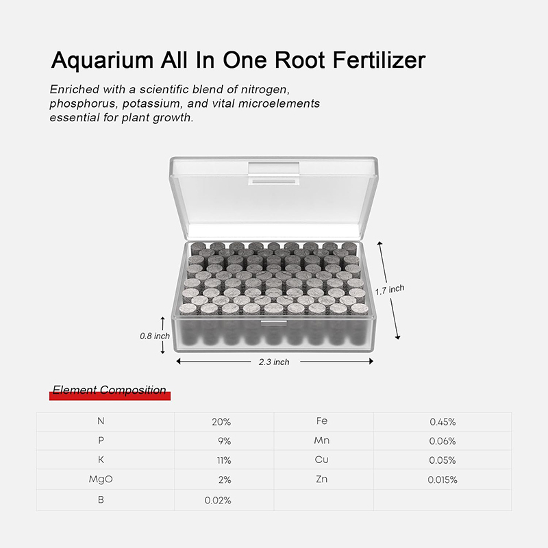 FZONE Root Tabs Fertilizante d - Aquarium Plant Root Fertilizer reseña y precio
