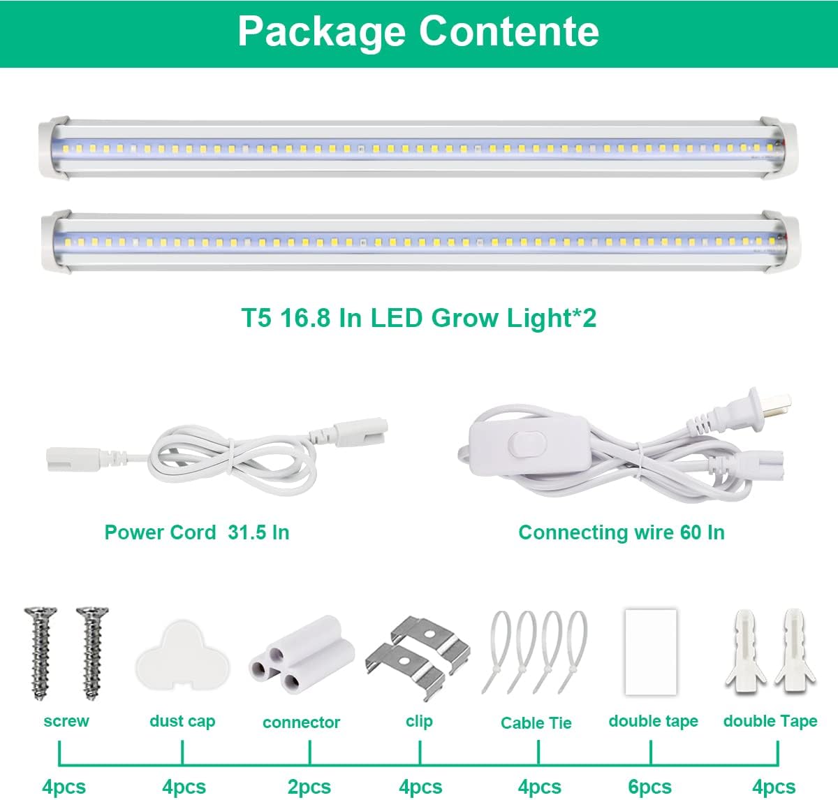 Lámpara LED de Cultivo para Pl - Aquarium Planted Seeds reseña y precio