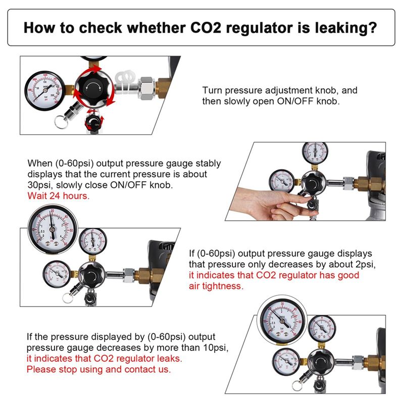 Regulador de fallo de CGA-320, - Co2 Regulator Dual Stage reseña y precio